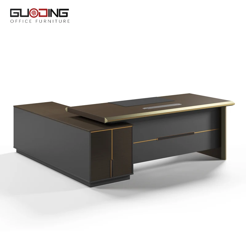 commercial furniture modern  wood office furniture set chair and table l shape business executive office desk Office table