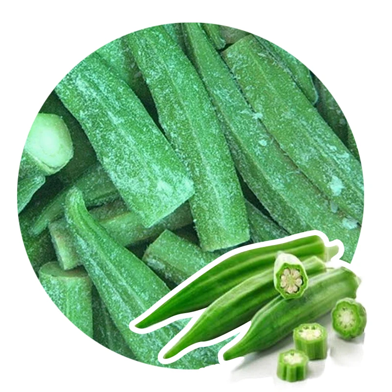 Top selling frozen okra hot product frozen vegetable okra  ifq okra for sale