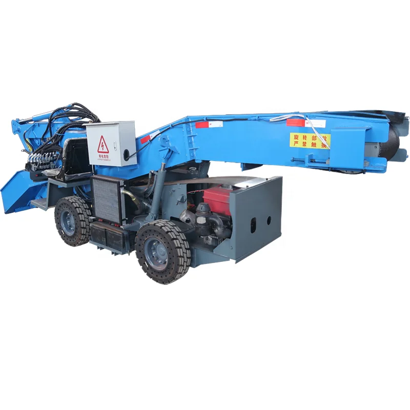 50m3/h underground   tunnel use hydraulic electric underground rock mucking loader