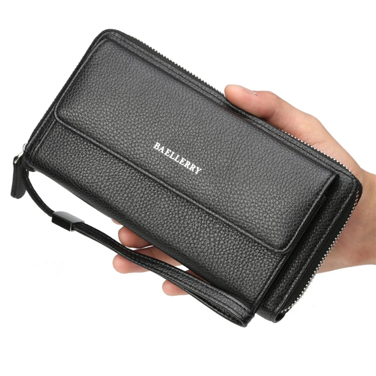 best selling new design fancy multipurpose stylish clutch long wallet for men wholesale