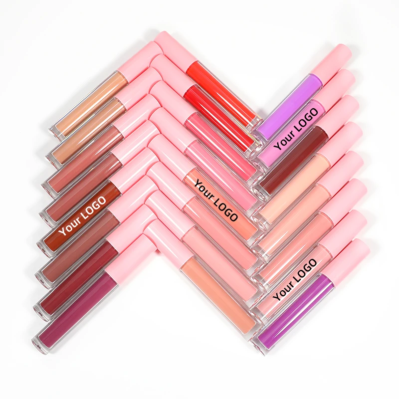 Ochain 24 Color Wholesale Lip Stick Custom Logo Private Label Long Lasting Waterproof Cruelty Free Vegan Matte Liquid Lipstick