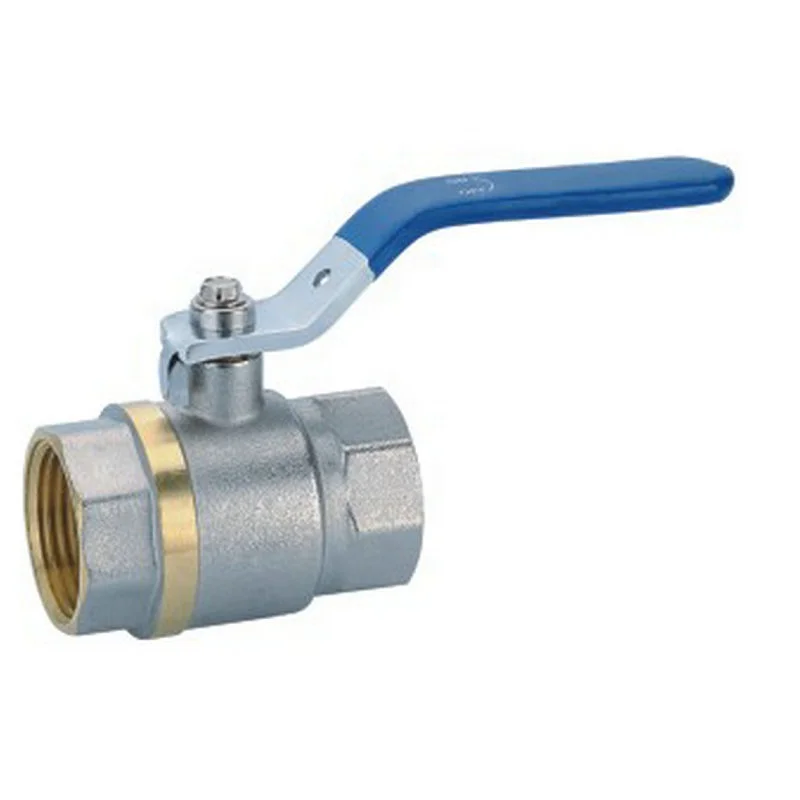 Forged PN 40  manual  water conorl brass ball valve with lever iron handle