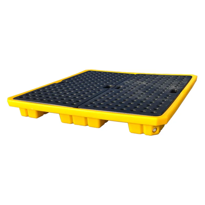Factory Directly Supply spill Poly Polyethylene Virgin Hdpe Spill Containment Pallet for Safe Storage