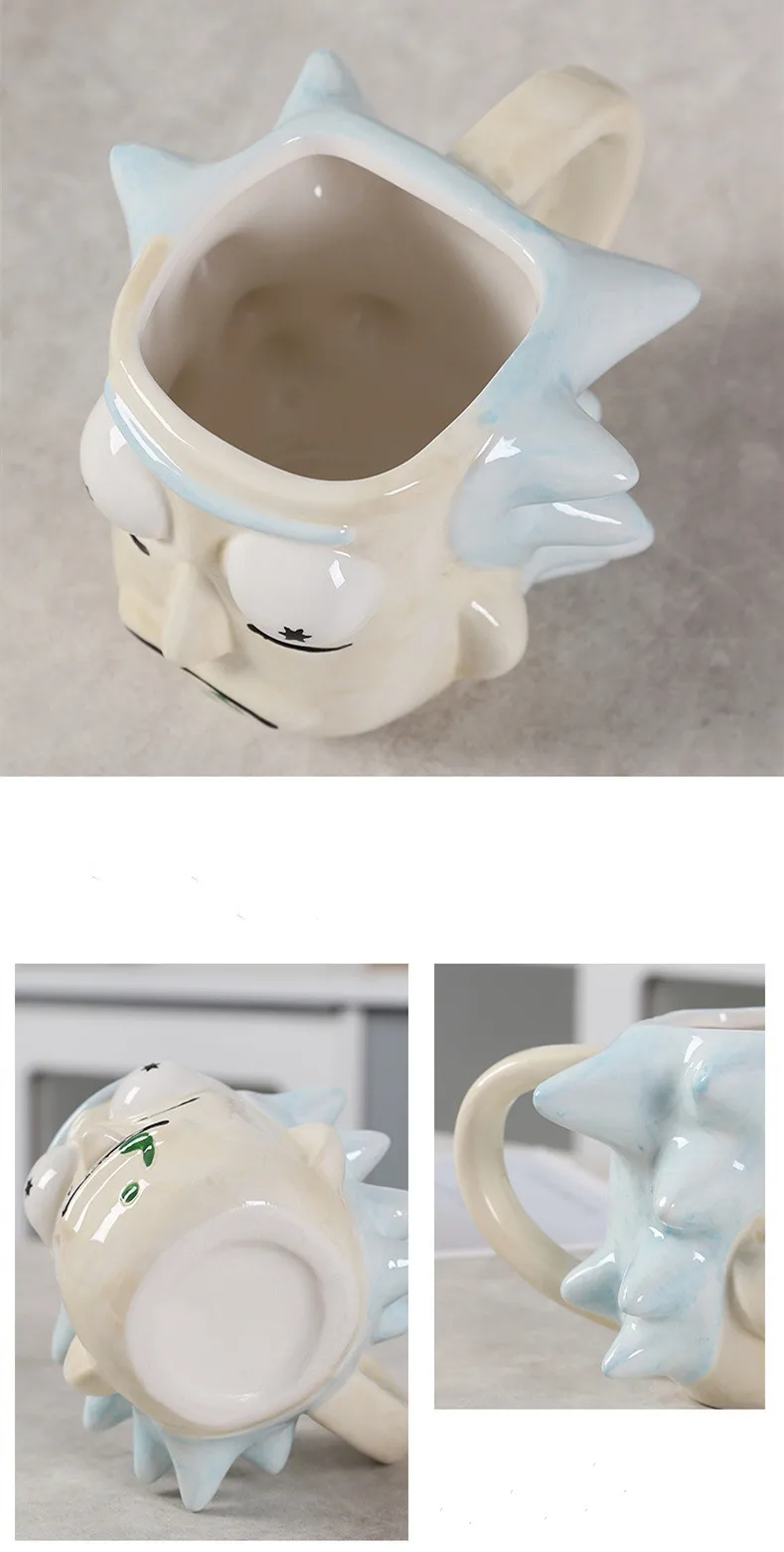 Madou New Product Funny Cartoon Man Shape 3D Cups Porcelain Unique Office Drinking Cup Gift Kids Couple Coffee Mug Coffee Mug