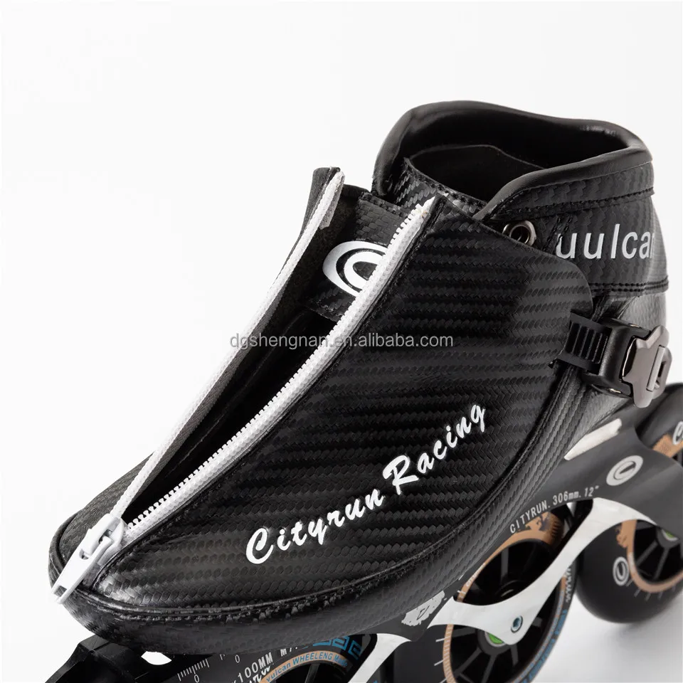 Kids Professional full carbon roller Speed Hockey Skates Boot