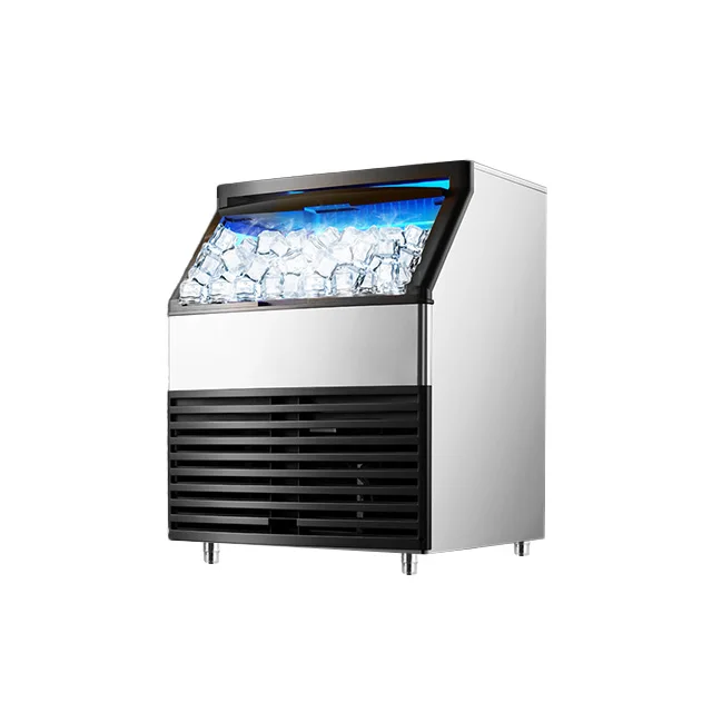 Factory Price Cube Ice Making Machine 120kg/24h Automatic Industrial Air Cooling Ice Machines