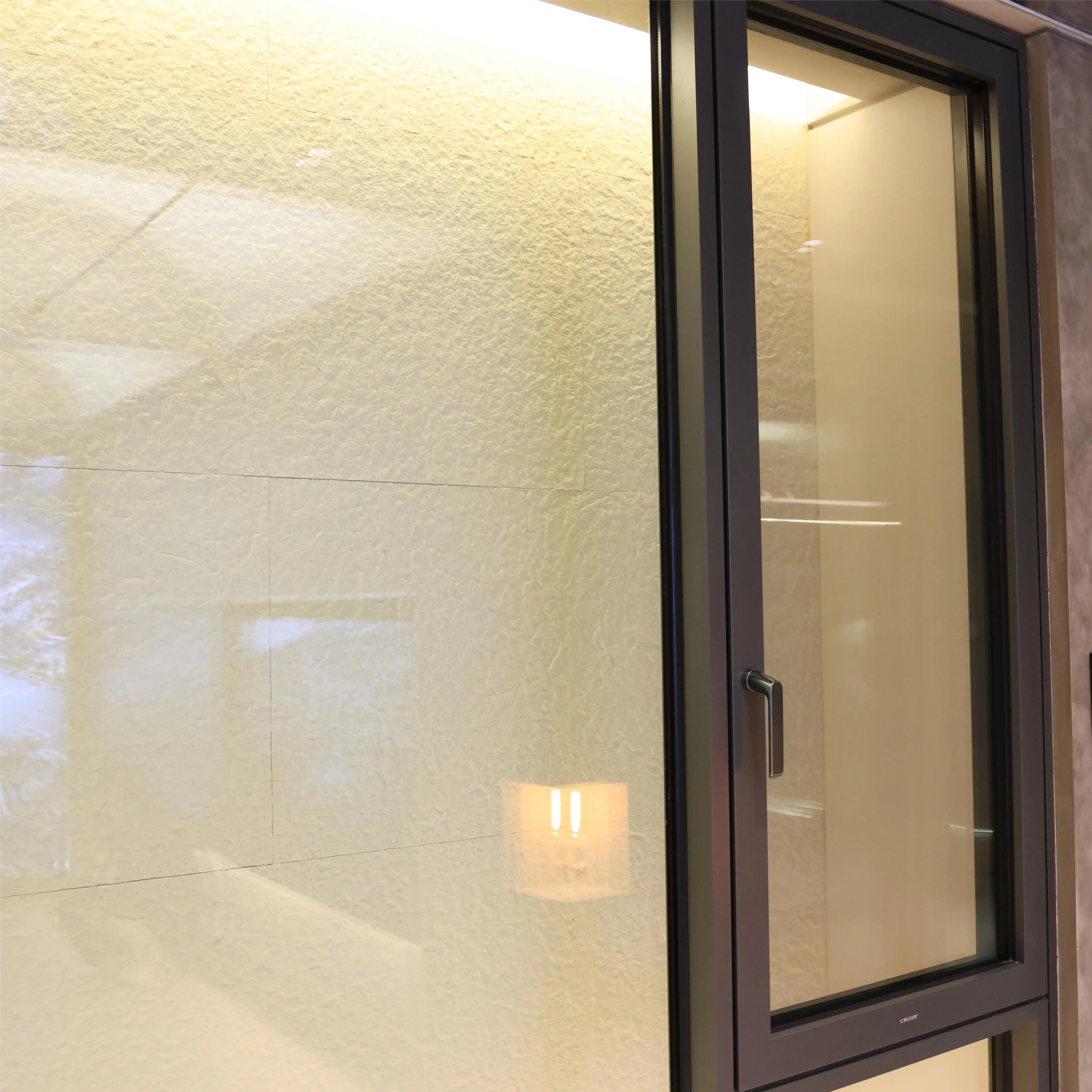 2024 New Arrival Double Glass Hurricane Proof Tilt And Turn Aluminum Slim Narrow Frame Casement Smart Windows