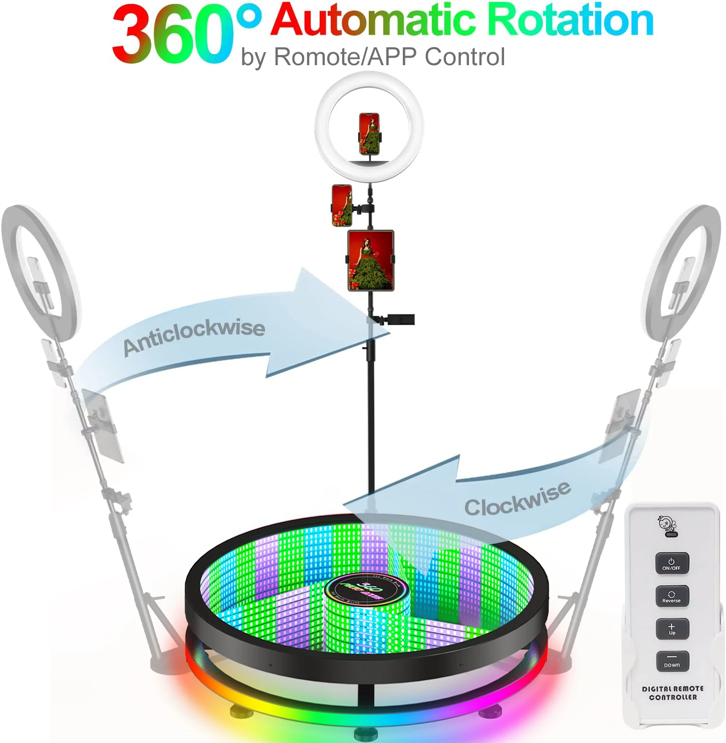 Patent Photobooth 360 Degree Slow Motion 369 370 360 Photo Booth Automatic 2023 360 Video Booth Supplier Manufacturer Videobooth