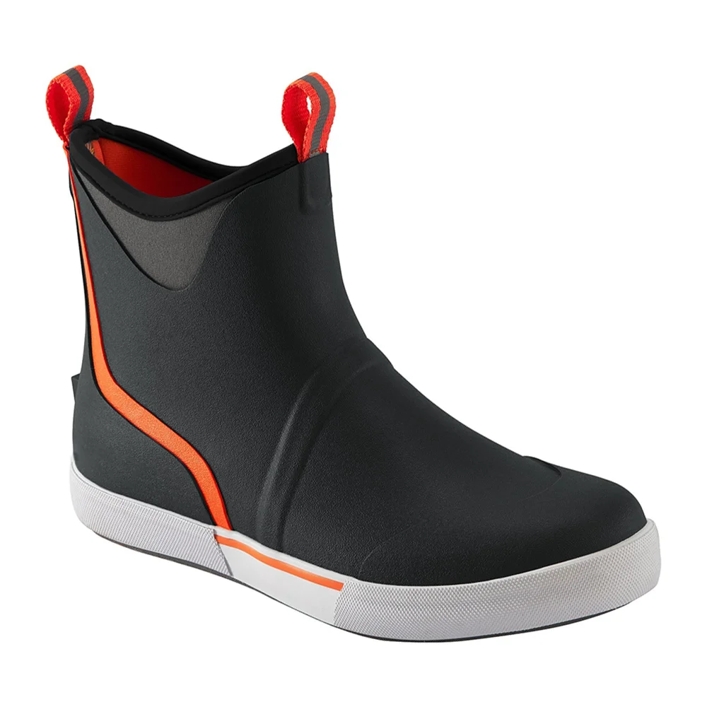 2024 Fashion Waterproof Ankle Wellies Neoprene Molded Gumboots Chelsea Rain Boots Rubber Shoes