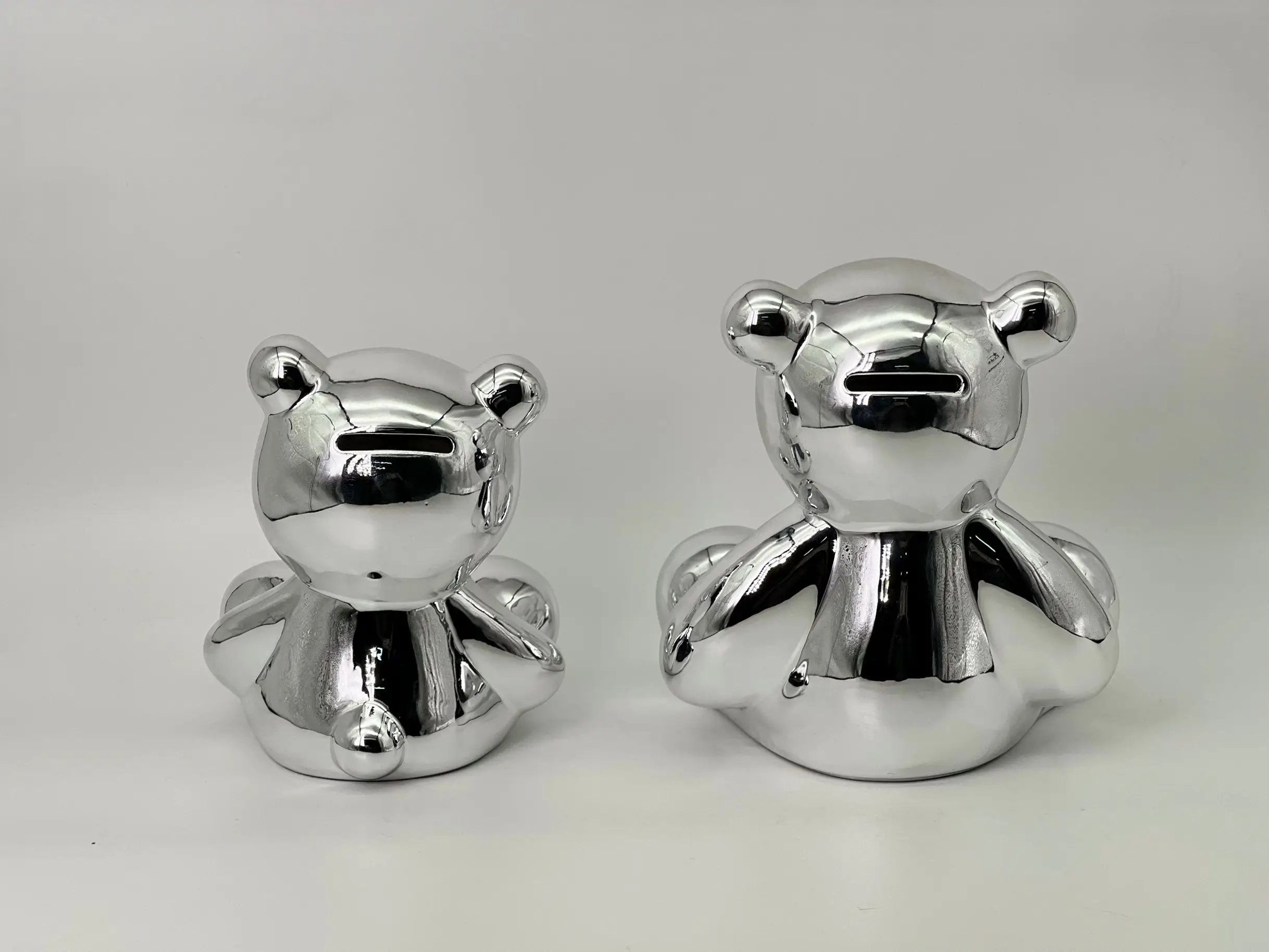 Cute Twist Candy Machine Money Saving Box for Kids Coin Bank PS ceramic silver Bear Classic Customized Style Color Large