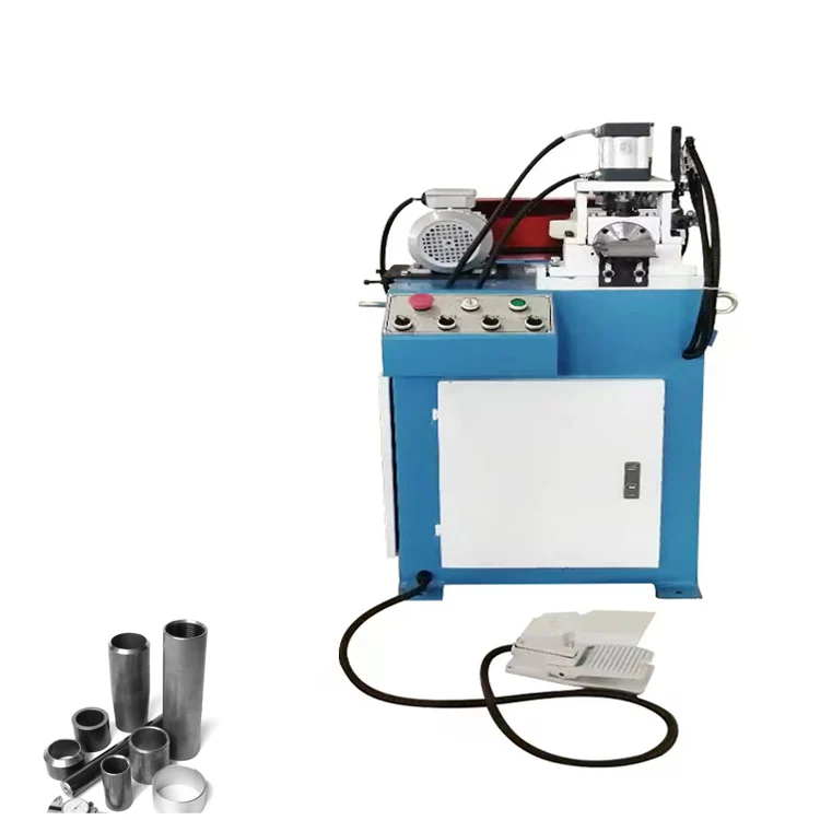 Manual Single Head Steel Pipe Deburring Beveling Solid Bar Steel Pipe Chamfering Machine For Steel Pipe Bar End Side