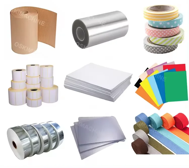 Label Roll Sheeting Machine Adhesive Tape Pressing Cutting Machine Sticker Cutting Machine
