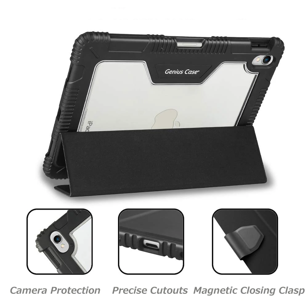 iPad Pro 11 Inches Tablet Computer Anti-Shock Anti-scratch Anti-Drop Protective Cover Case with Pencil Holder