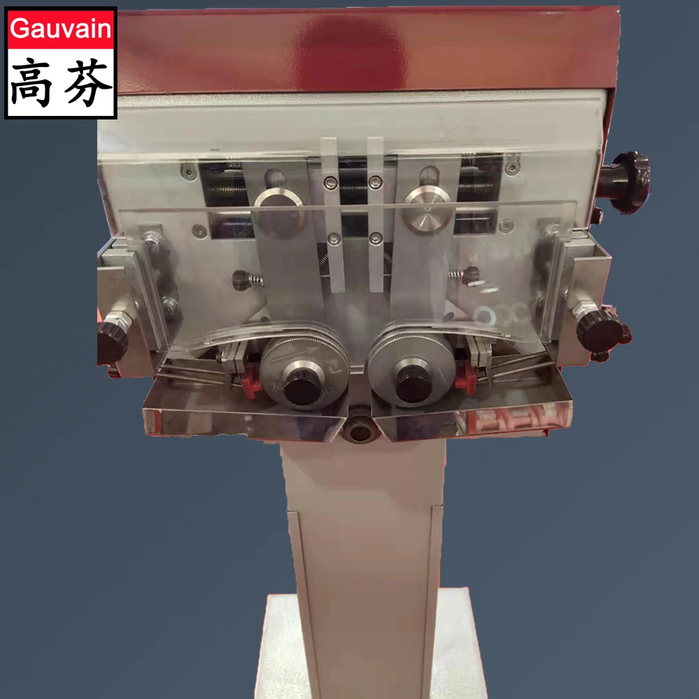 
Double-side electrical leather edge dyeing machine for Belt Bags 