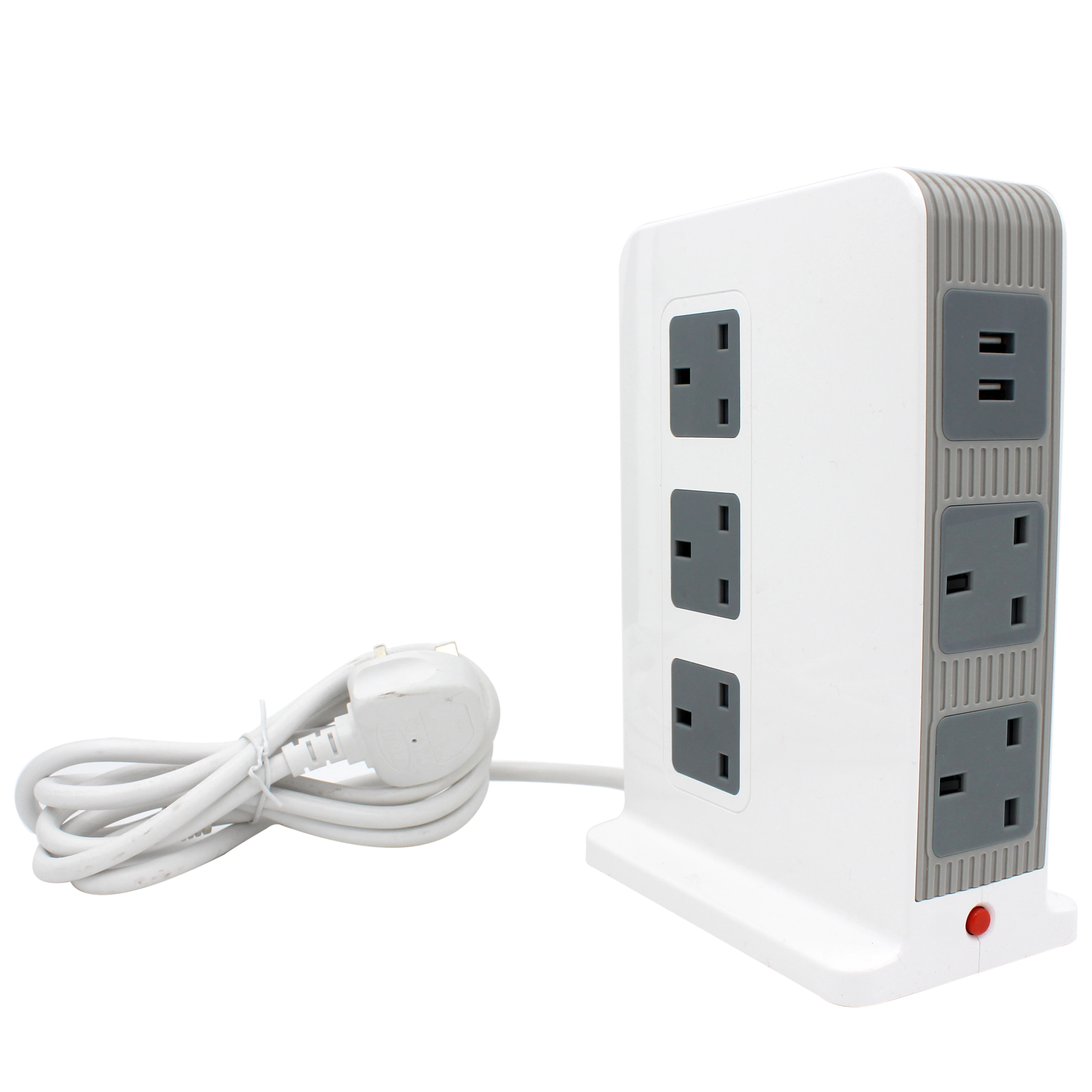 
high quality Smart 10 AC Power Extension Socket with 4 USB Power Strip 