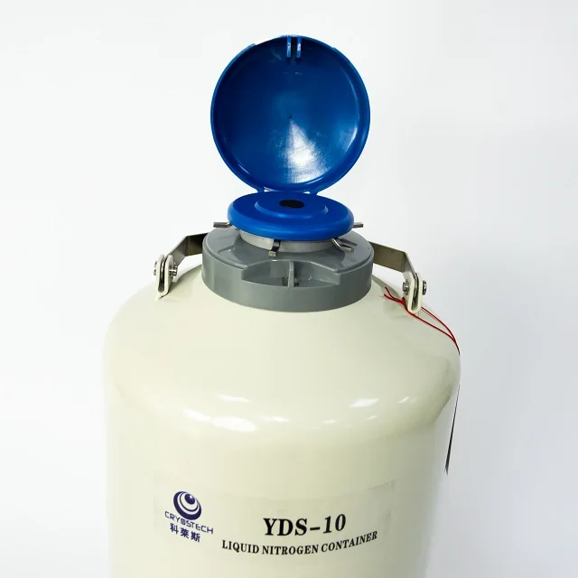 YDS-10A 10L Cryogenic Liquid Nitrogen Containers Semen Thermos For Artificial Insemination