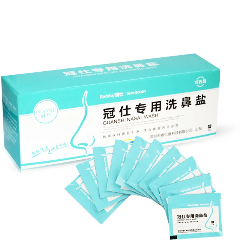 4.5g  normal saline bath salt for nose cleaner use