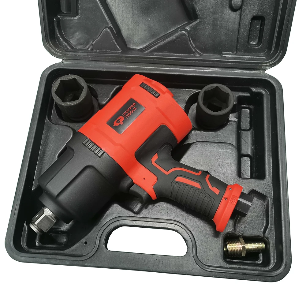 Heavy Duty Professional 3/4' Inch Composite Air Impact Gun with 2 Sockets Combo Set