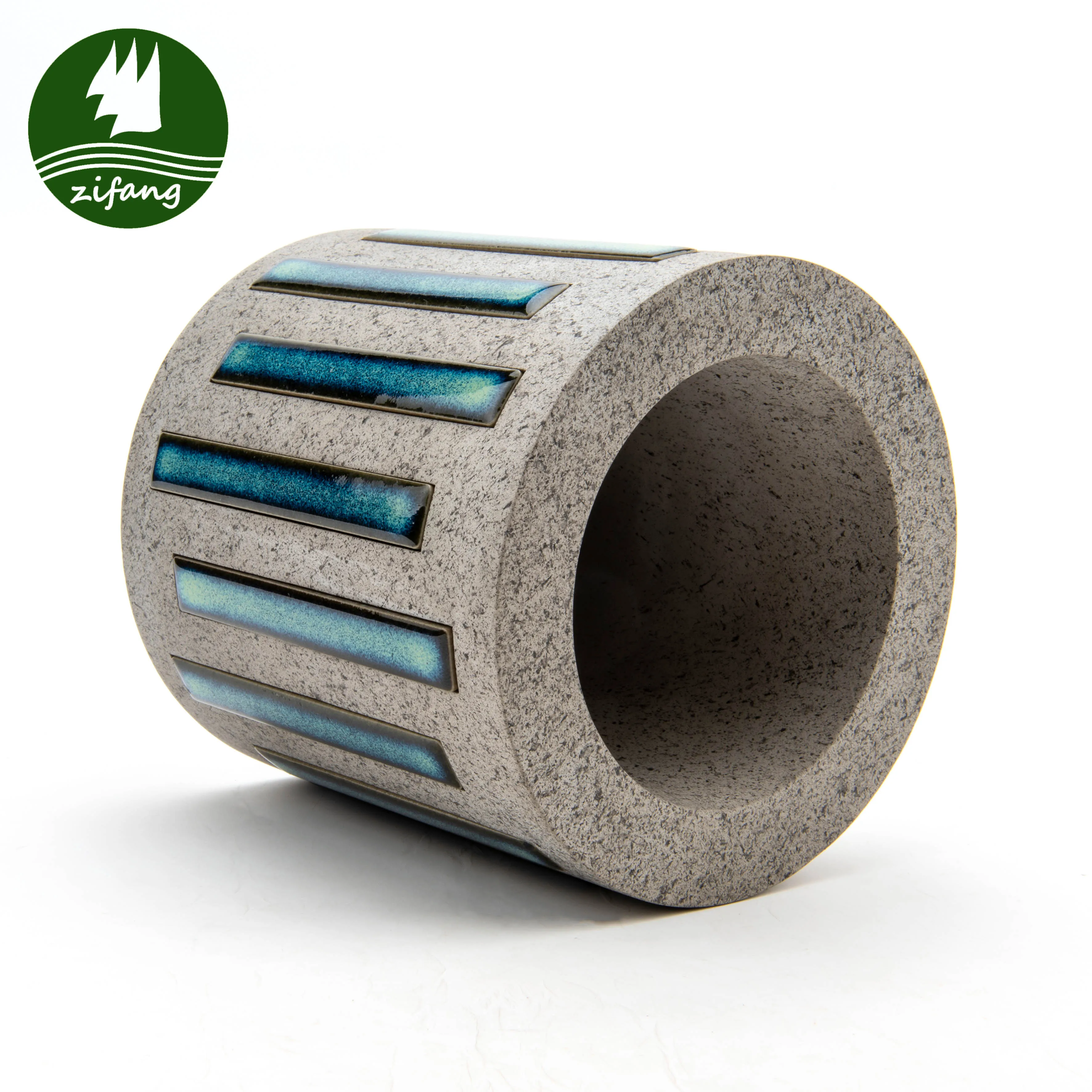 Embedded Independent Table Decorated Fire Pit Round Table Fireplace Living Room Bioethanol Fire Bowl