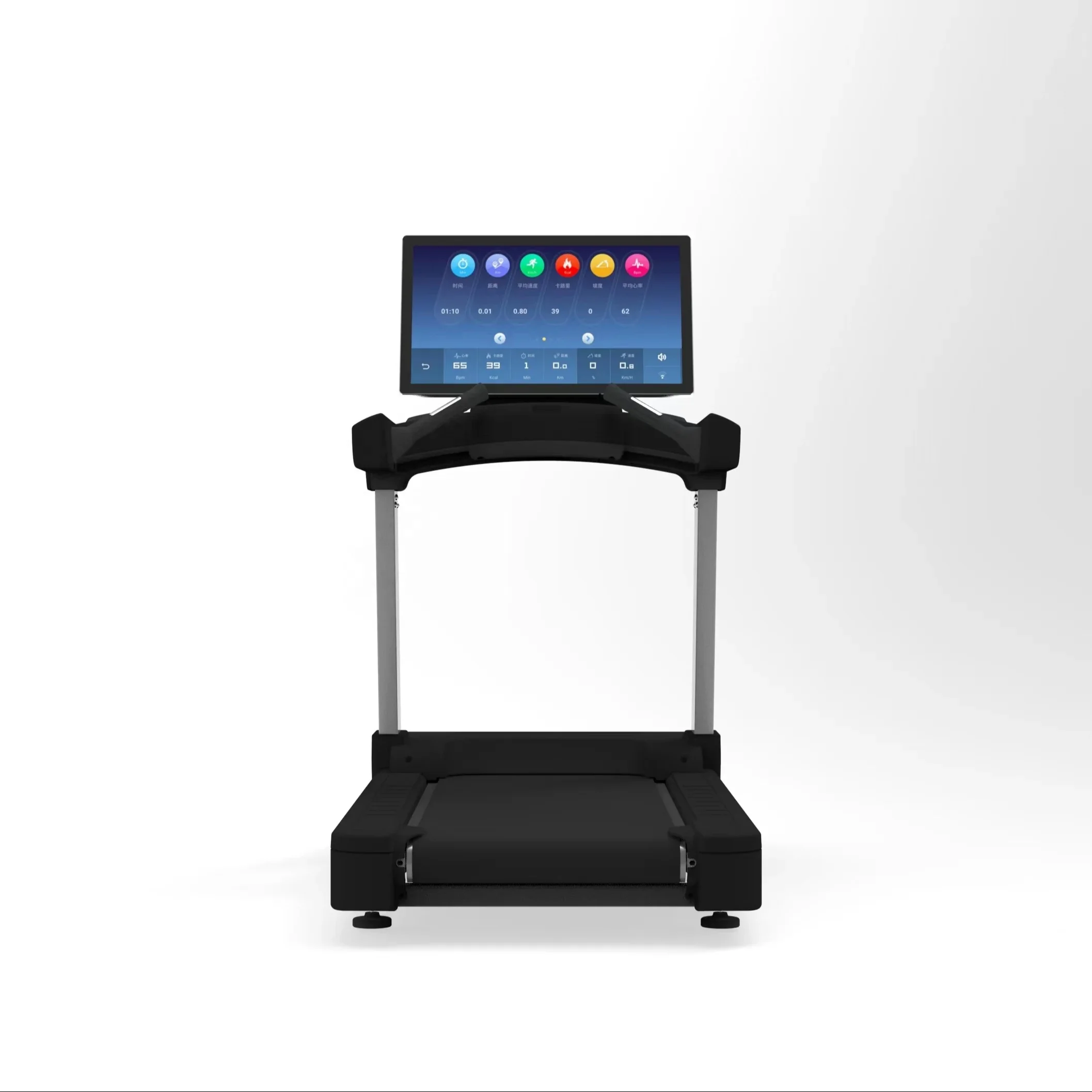 Commercial use sports fitness equipment running electric treadmill 32 inch touch led screen treadmills machine