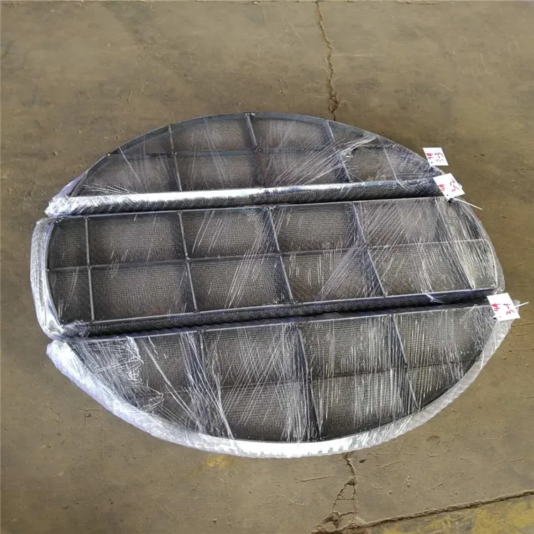 High filtering and separating efficiency standard knit wire demister pad/mesh pad demister