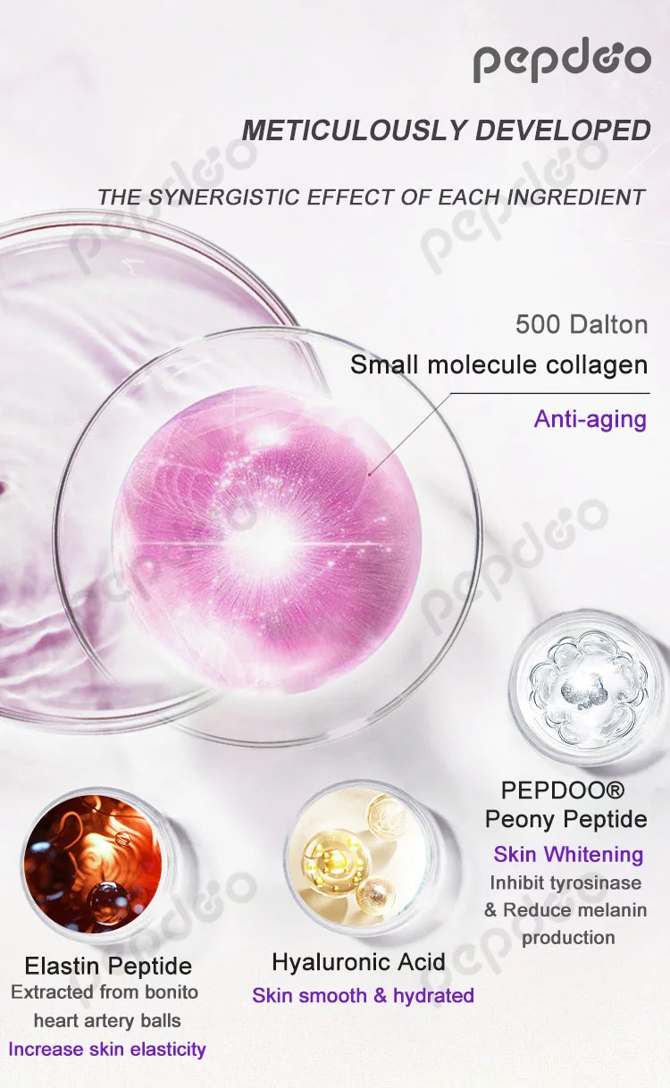 Customize your brand whitening collagen peptides liquid supplement whitening jelly bonito elastin collagen liquid sachet drinks