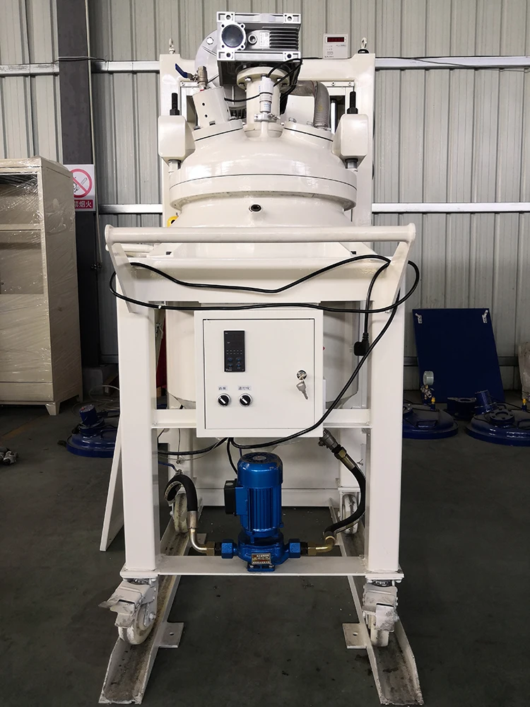 Thin film-degassing vacuum mixing and injection device-100L