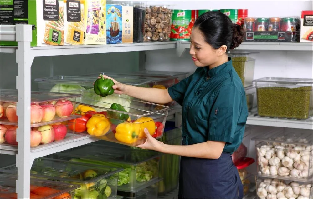 Durable And Stable Plastic Shelf Plastic Shelving with Steel Core
