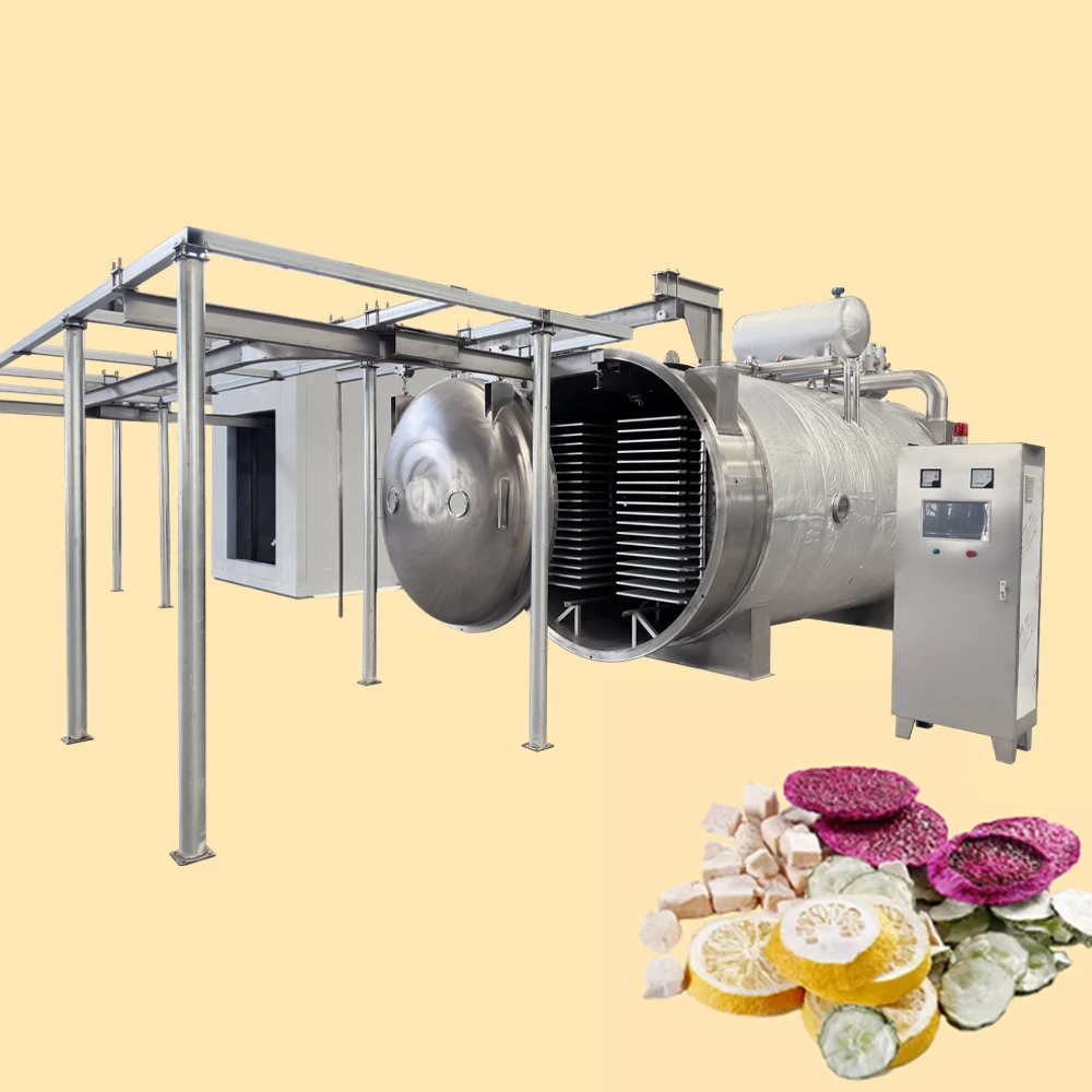 TCA SUS304 instant fruit milk flower freeze drying machine pet food machine freeze drying machine