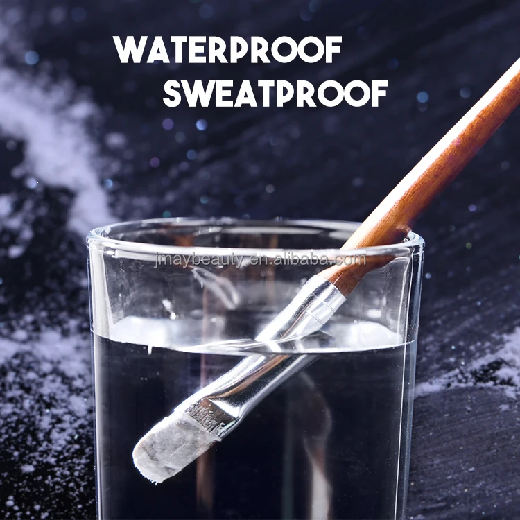 High Quality No Logo Cosmetic Facial Glitter Highlighter Face Compact Powders Private Label Shimmer Loose Makeup Setting Powder