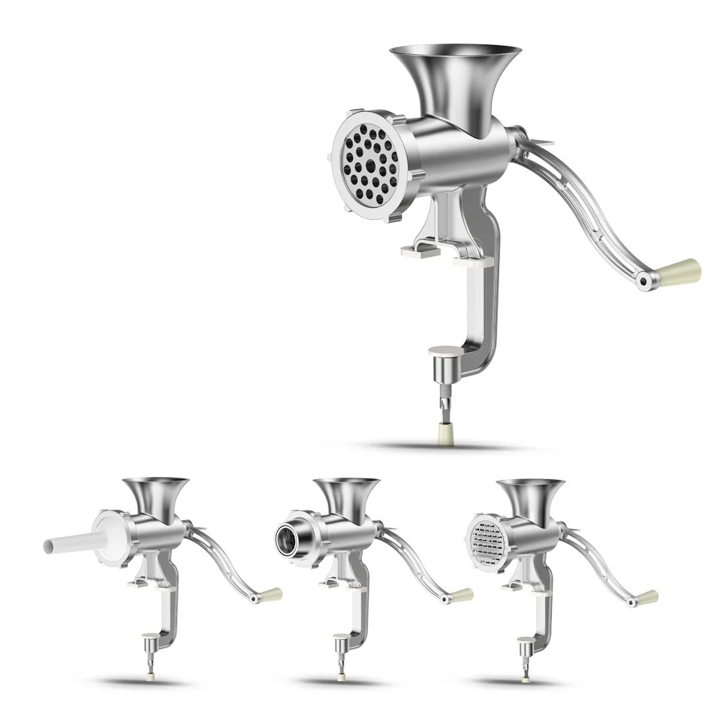 Type12 Aluminum Alloy Hand Operated Porkert Meat Mincer Manual Meat Grinder Chopper Machine