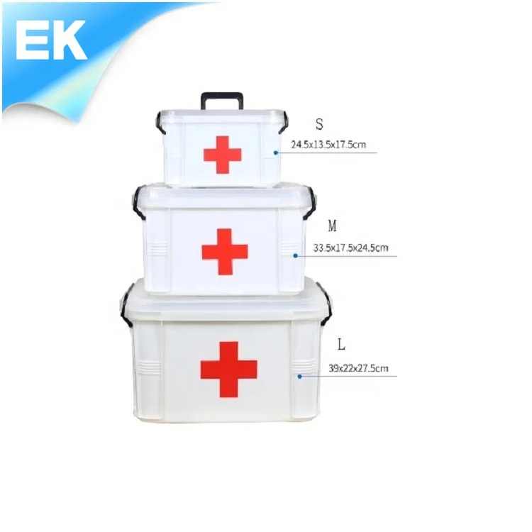 Large (39*22*27.7cm) Plastic First Aid Box