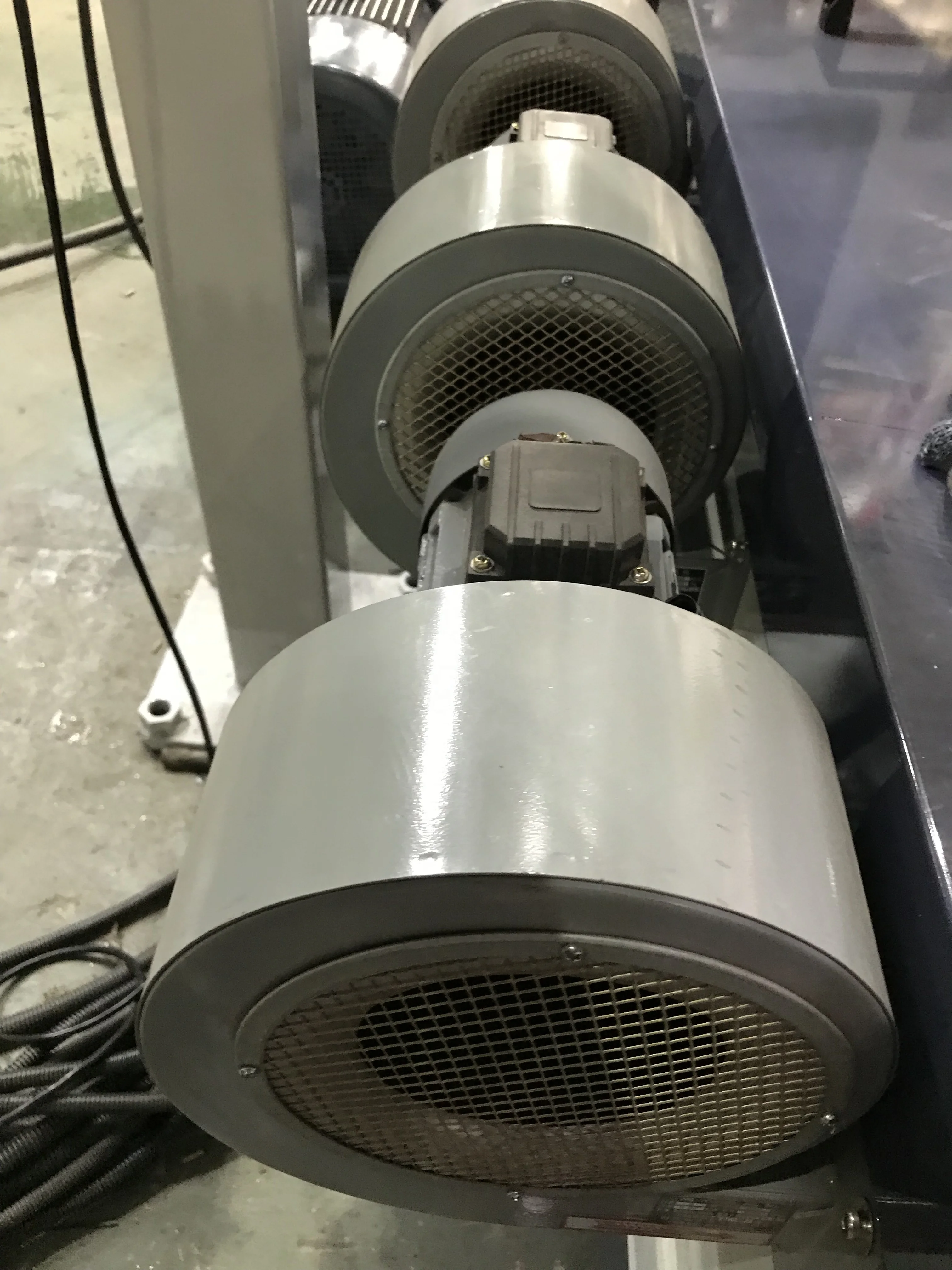 ABA 3 Layers biodegradable PLA PBAT plastic film blowing machine