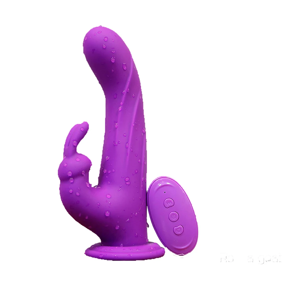 factory outlet Sex toys women cute rotating medical rotating sway g spot dildo rabbit vibrator vagina Massager