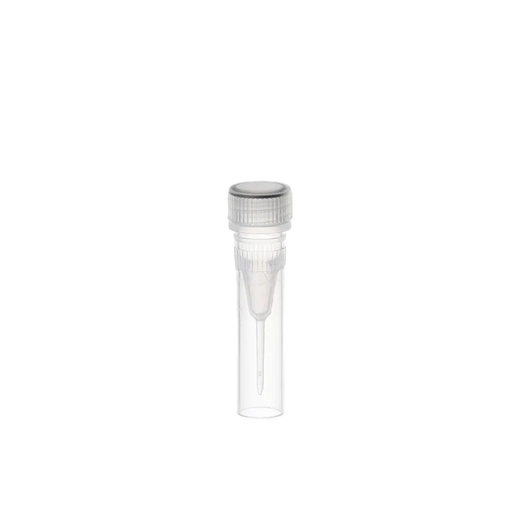 High quality 0.5ml cryotube flat bottom cryovial tube cryo tube with screw lid for laboratory