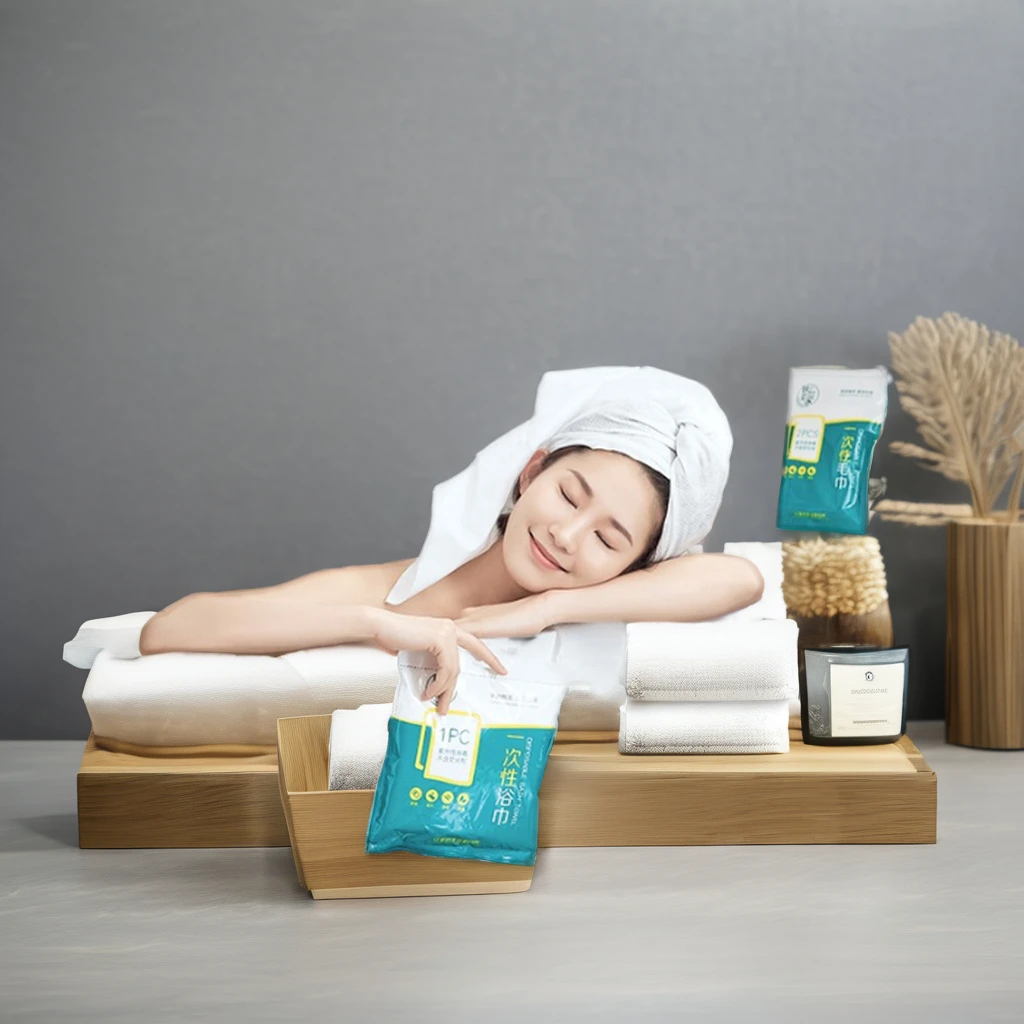 HOT selling new product Plant Fiber Face Towel Eco-Friendly Disposable bath towel Product