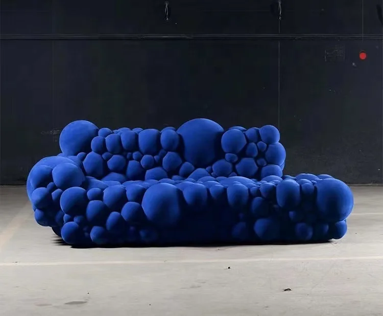 Modern simple designer molecular ball sponge sofa living room single person leisure home 2 seater sofa