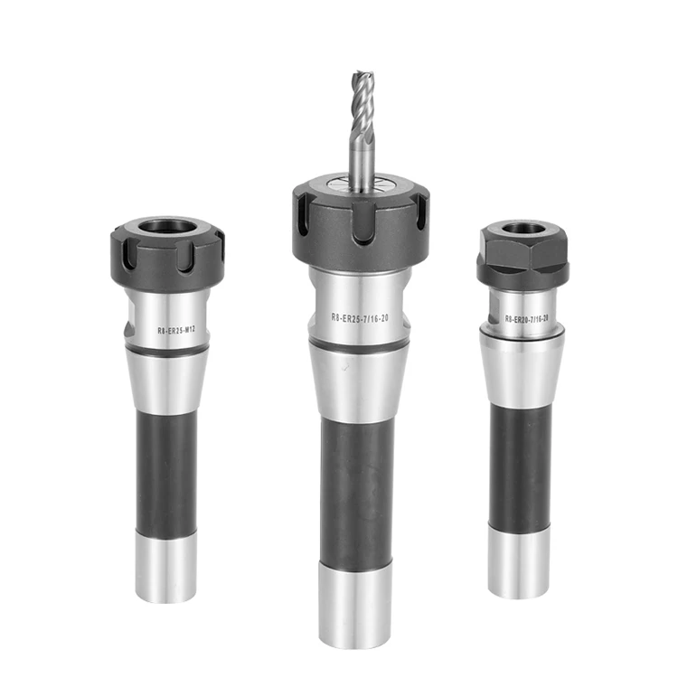 R8 Spindle ER16 ER20 ER25 ER32 ER40 Collet chuck A M UM Nut Tool Holder  Thread Milling Machine Tool Holder taper shank