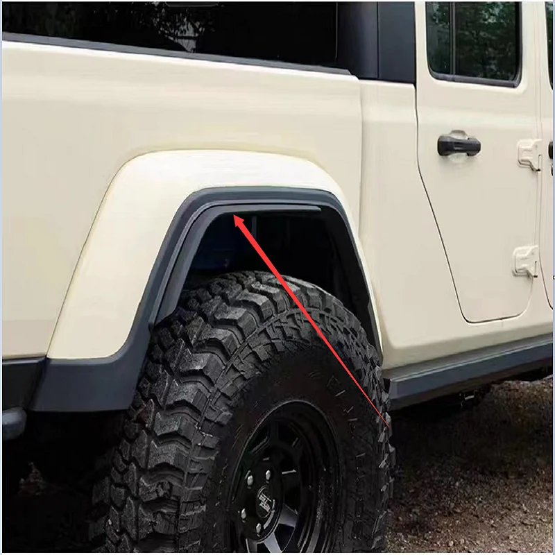 Fender Extension Strips Small Fender For Jeep  Wrangler Gladiator JT 2020++  JT1012 LantSun