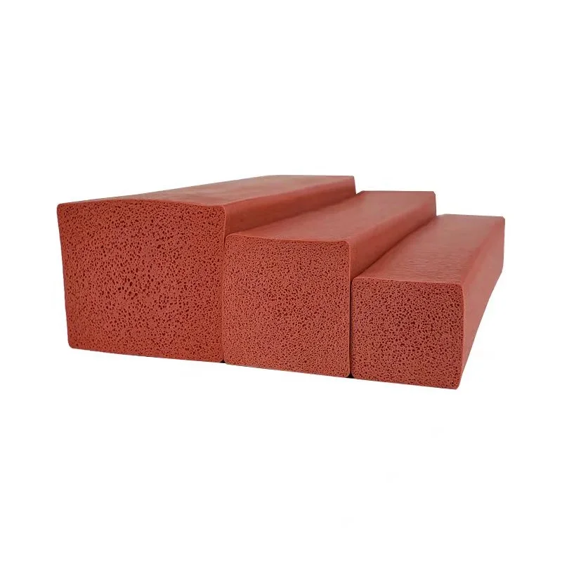 Customized Shape Silicone Foam Sponge Rubber Seal Strip Profile for Equipment and Auto
