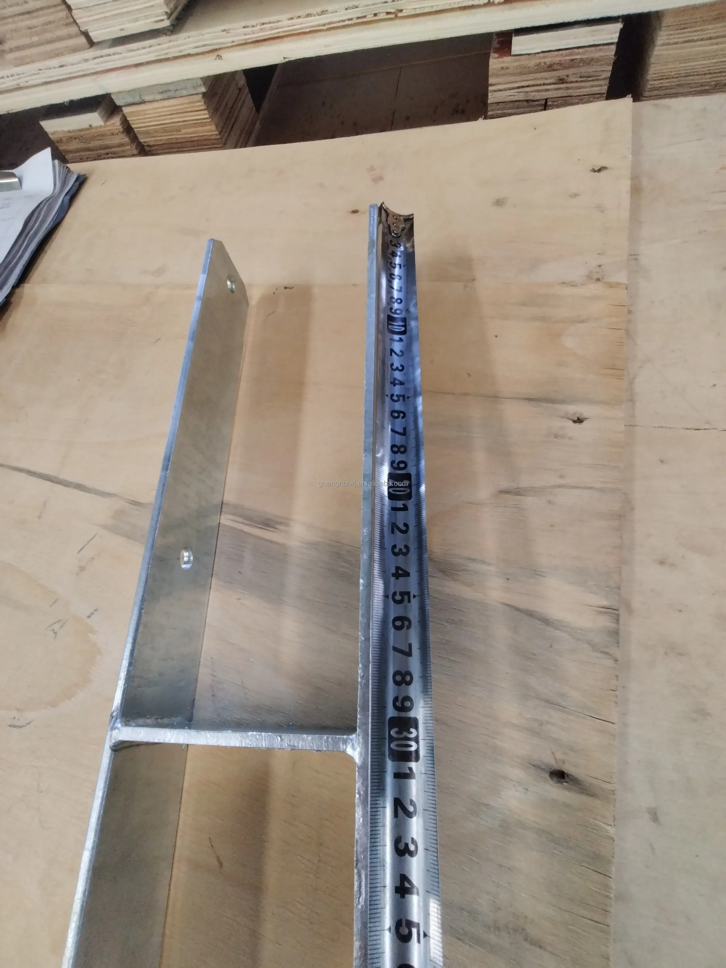 Post anchor H-form pole anchor