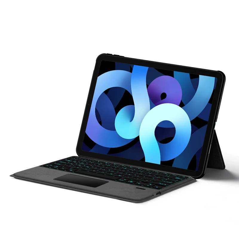 Backlight Genuine Leather Smart Keyboard Covers Cases For iPad Air 4 5 10.9 Inches with Pen Slot and Smart Touchpad High Quality