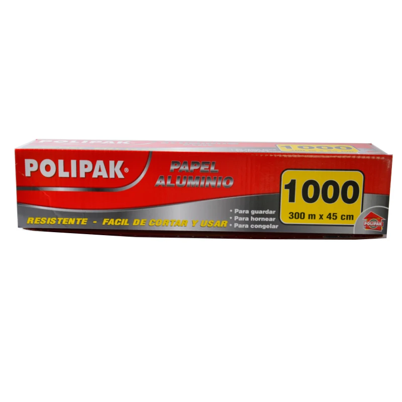 Алюминиевая фольга коробка для упаковки пищевых продуктов рулоны бумаги из фольги катушка алюминиевой 300