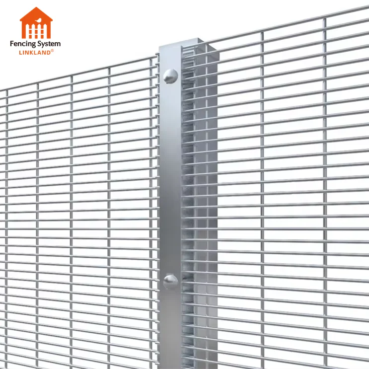 Cheap high quality metal barbed wire mesh ECO FRIENDLY anti climb 358 security fence for railway station