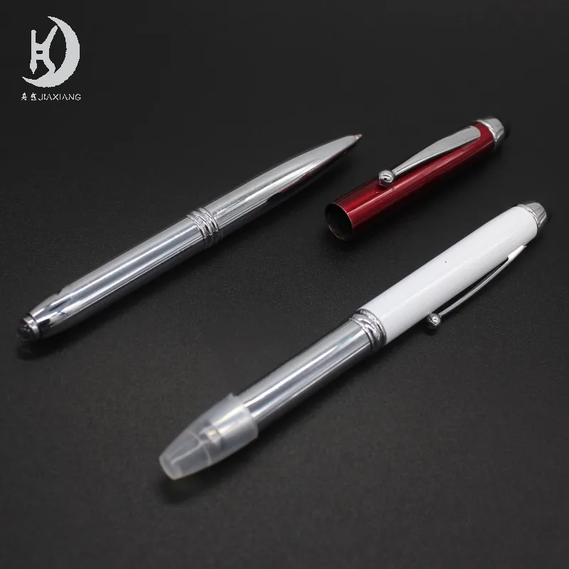 JX-B006 3 in 1 Multi-function led light electronic touch screen writing ballpoint pen
