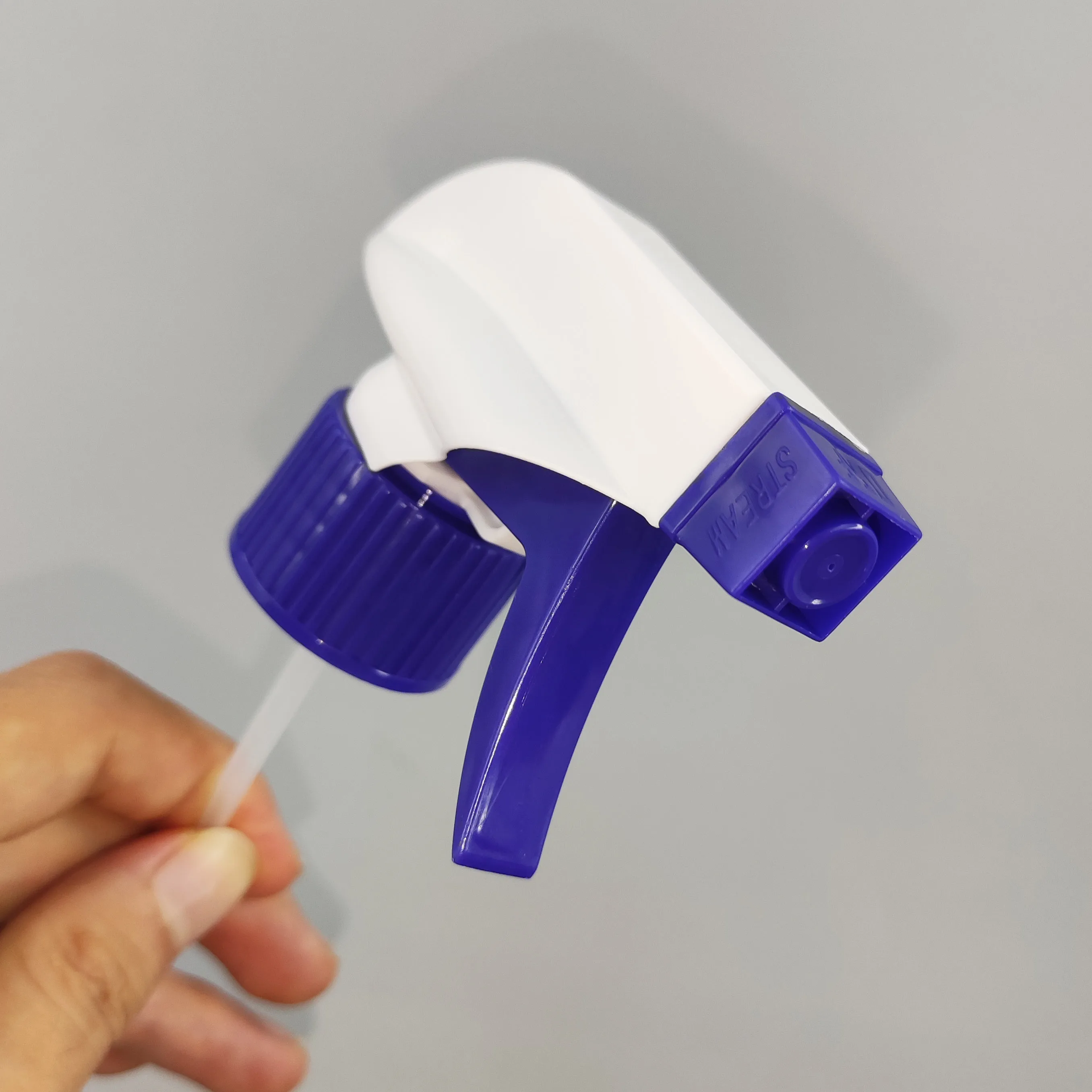 Custom PP Plastic Head Sprayer Trigger Ribbed Closure Pump Sprayer for Plastic Bottles Wholesale Suppliers