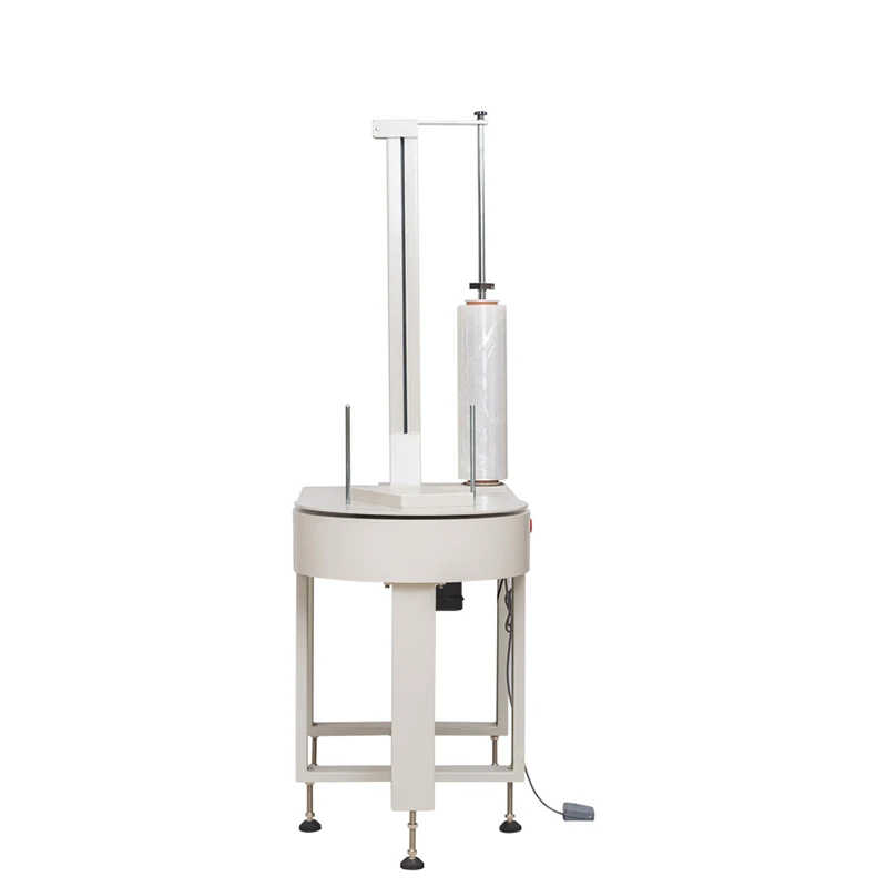 DBC800 Semi-auto carton box stretch film wrapping machine