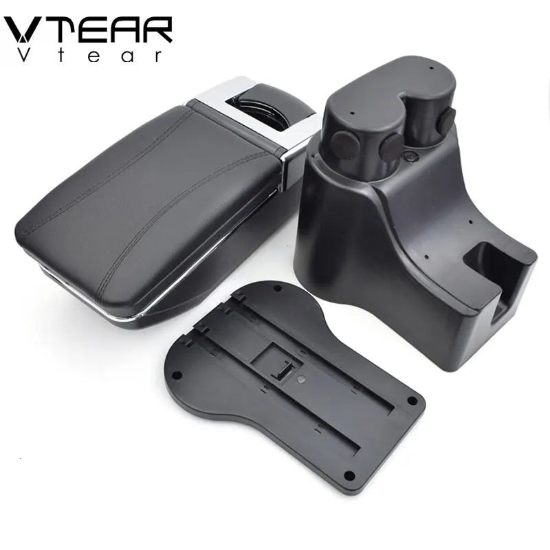 Vtear For Daihatsu terios II armrest central Store content Storage  box products interior Arm rest car-styling accessories parts