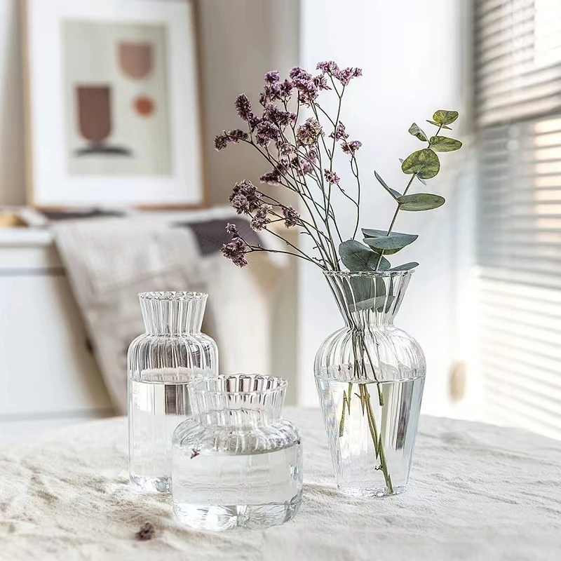 China manufacturer new product chandeliers for flowers cylinder glass vase