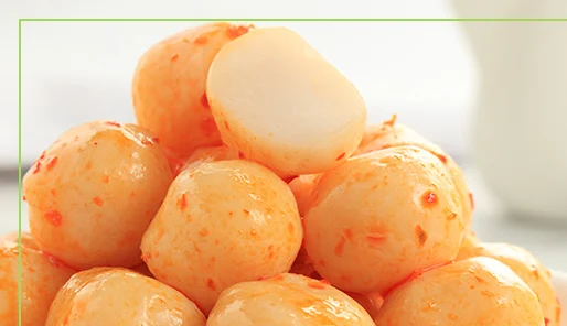 Factory directly wholesale seafood new spicy snack 2021 chinese fish ball